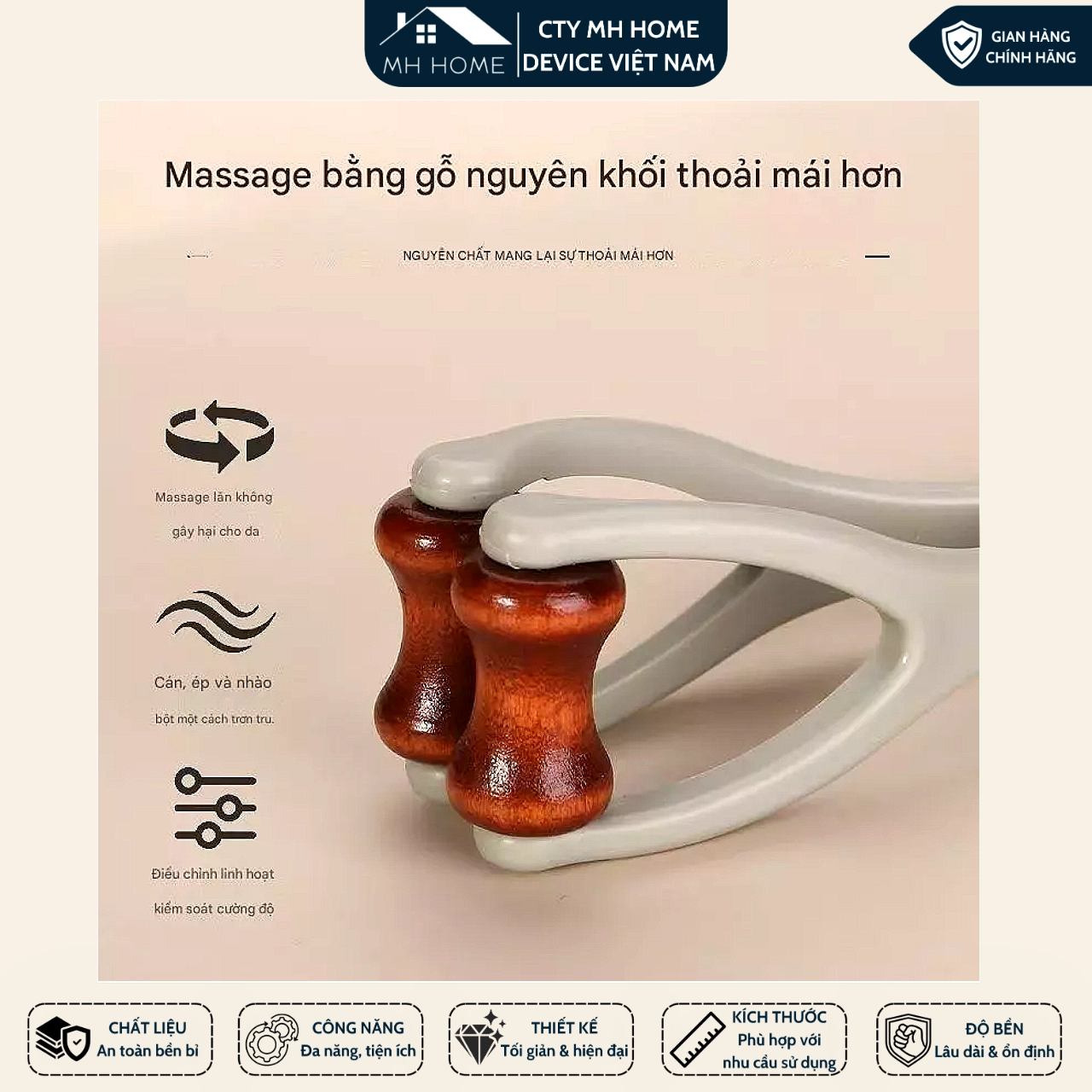 Dụng cụ mát xa ngón tay trị liệu bấm huyệt để giảm cơ Massage kinh tuyến để cải thiện tuần hoàn máu